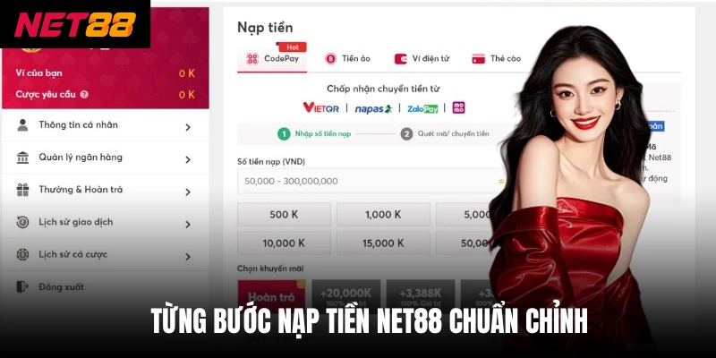 Nạp Tiền Net88 - Giao Dịch Vài Bước Hoàn Thành Nhanh Chóng 1 Từng bước nạp tiền net88 chuẩn chỉnh